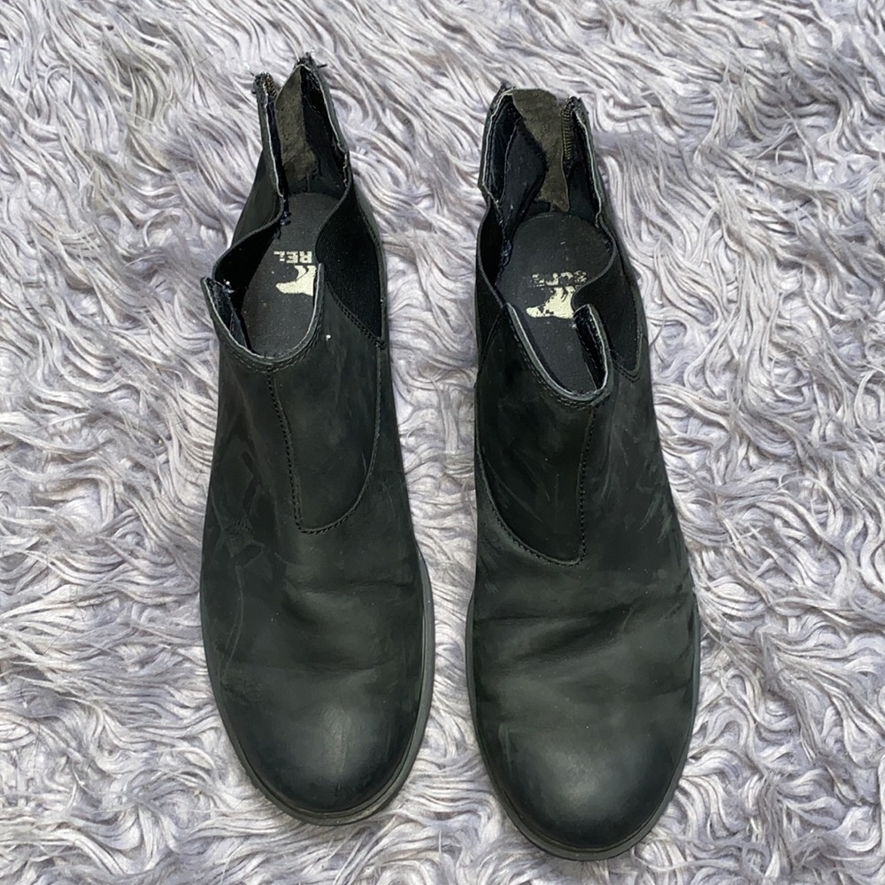 Sorel Womens Emelie II Black Waterproof Chelsea Boots
